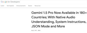 谷歌在官网正式发布了Gemini 1.5 Pro：能自动写影评，理解视频！